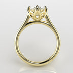 Tulip Solitaire Engagement Ring [Made to Order]