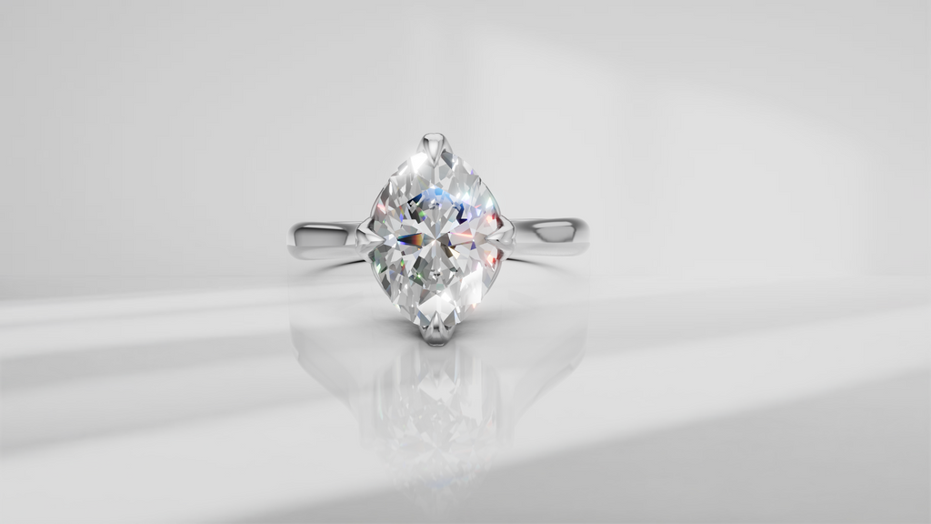 Tulip Solitaire Engagement Ring [Made to Order]
