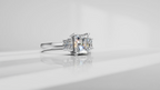 Five Stone Geometric Baguette Engagement Ring [Made to Order]