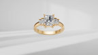 Five Stone Geometric Baguette Engagement Ring [Made to Order]