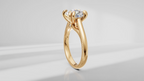 Double Prong Solitaire Engagement Ring [Made to Order]