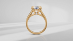 Double Prong Solitaire Engagement Ring [Made to Order]