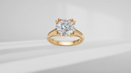 Double Prong Solitaire Engagement Ring [Made to Order]