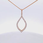 14k Yellow Gold Lab Grown Diamond Pendant