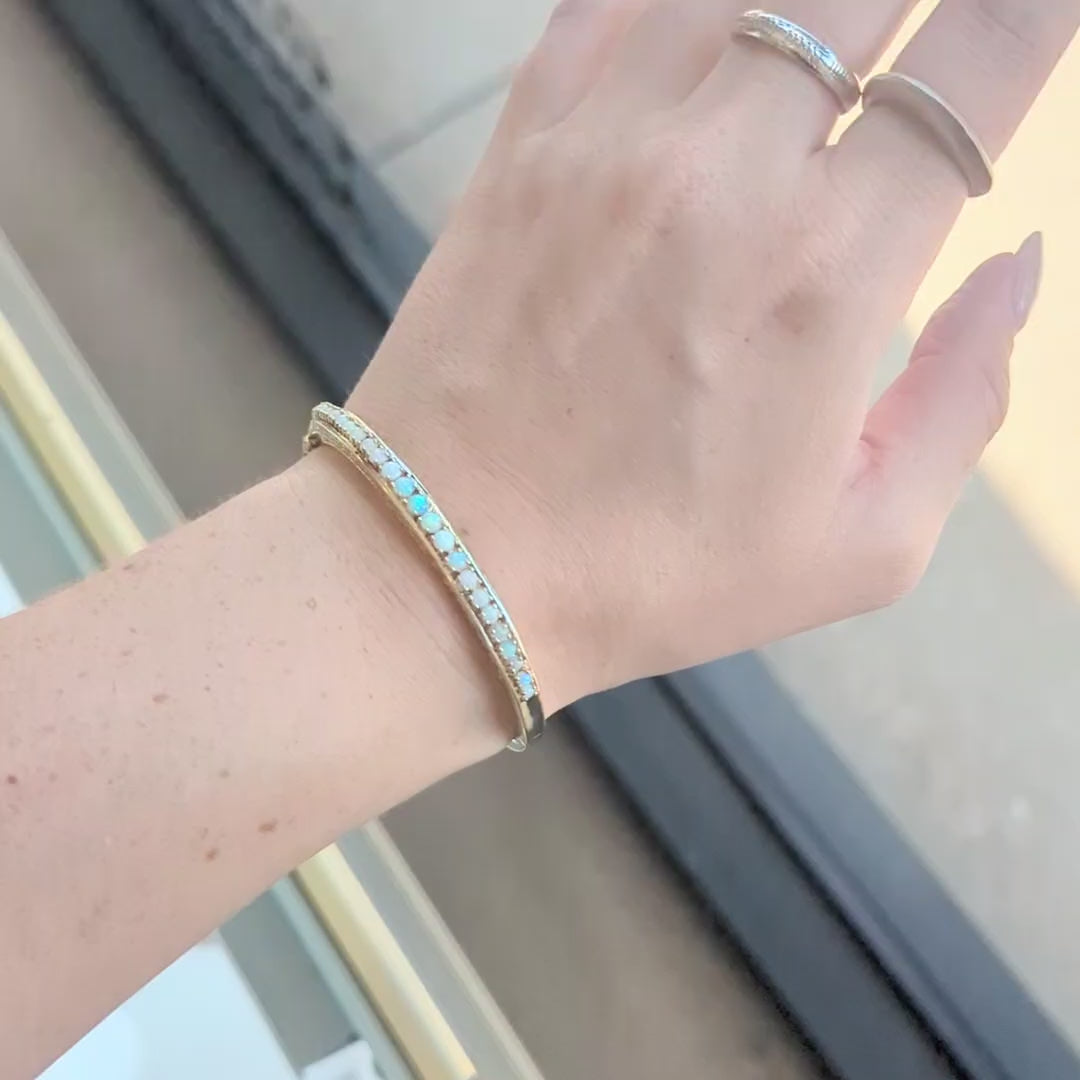 Vintage Opal Bangle