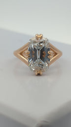 Split Shank Compass Prong Engagement Ring [Made to Order]