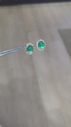 Vintage Emerald Earrings