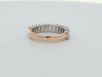 14K Gold Emerald-Cut Diamond Band