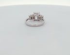 14K Gold Five-Stone Emerald Cut Engagement Ring [Made to Order]