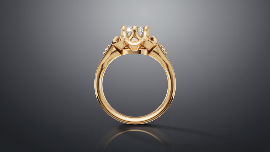Vintage Inspired Engagement Ring [Made to Order]
