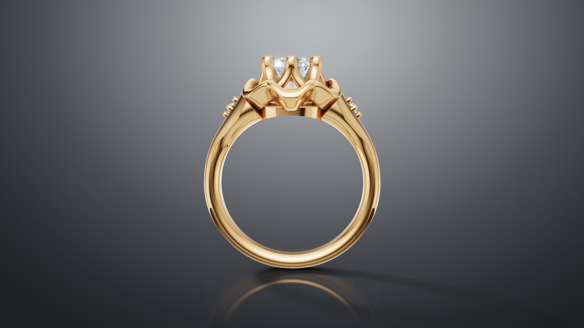 Vintage Inspired Engagement Ring [Made to Order]