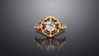 Vintage Inspired Engagement Ring [Made to Order]