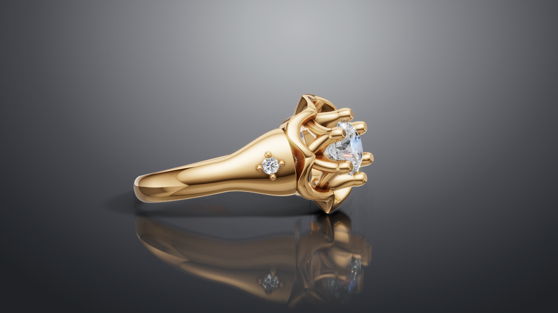Vintage Inspired Engagement Ring [Made to Order]