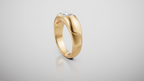 Signet Style East-West Engagement Ring [Made to Order]