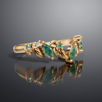 Floral Inspired Wedding Band [Made to Order]