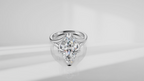 Tulip Head Marquise Shape Engagement Ring [Made to Order]